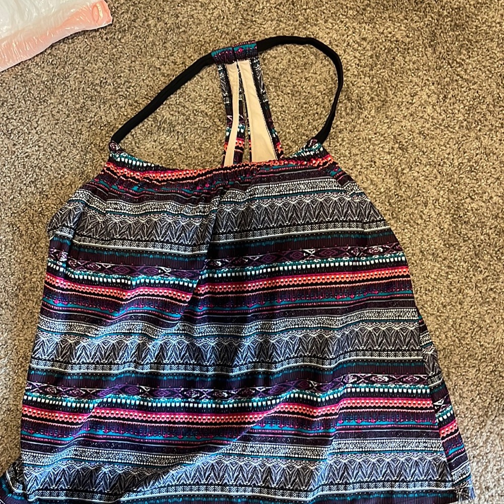 Rosegal size 16 swim racer back tankini